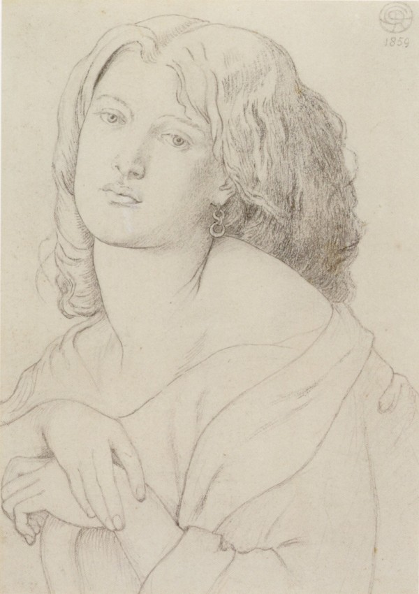 Fanny Cornforth graphite on paper 1859 by Dante Gabriel Rossetti